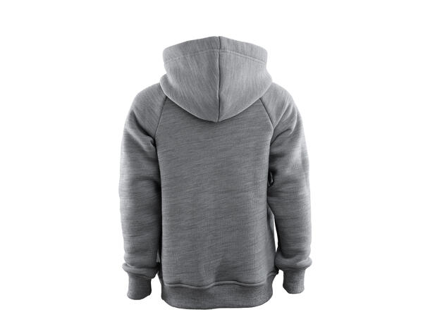FleeceWool hoodie Jr Grey melange/Navy Blazer 150
