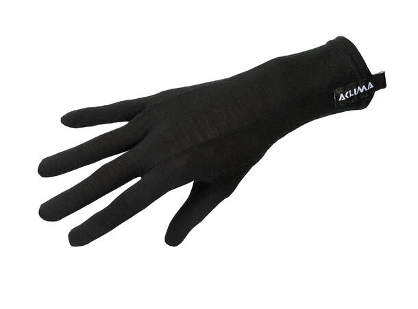 LightWool 140 liner gloves Jet Black L/9