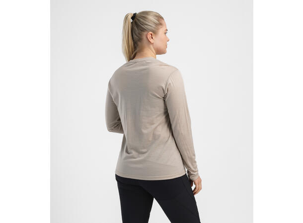 LightWool 180 Crewneck W's Simply Taupe L 