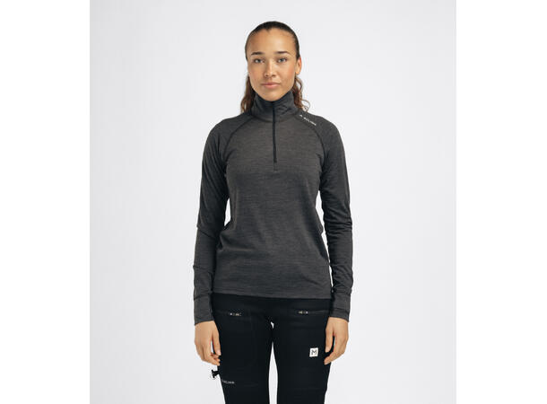 LightWool 180 Polo w/ zip W's Marengo XS 