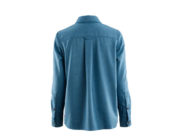 ReBorn woolshirt W's Blue Melange XS