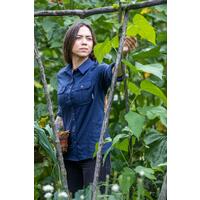Reborn woolshirt W's Navy Melange M