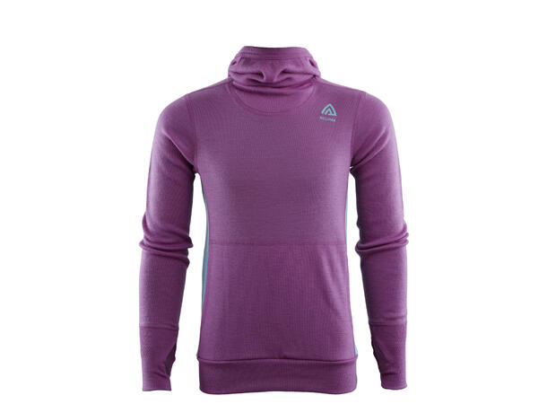 WarmWool hoodsweater Ch Sunset Purple/Reef Waters 120