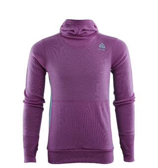WarmWool hoodsweater Ch Sunset Purple/Reef Waters 120