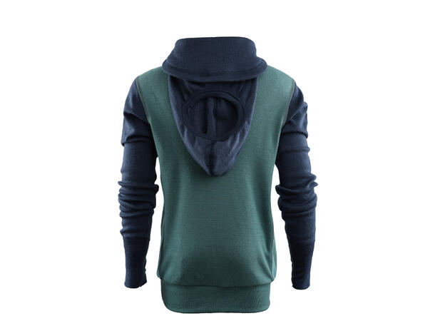 WarmWool hoodsweater Jr NorthAtlantic/NavyBlazer/ReefWaters 150