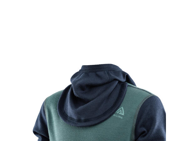 WarmWool hoodsweater Jr NorthAtlantic/NavyBlazer/ReefWaters 150