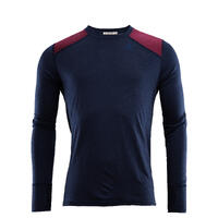 LightWool 140 reinforced crewneck M's Navy Blazer/Ranger Green/Zinfandel S