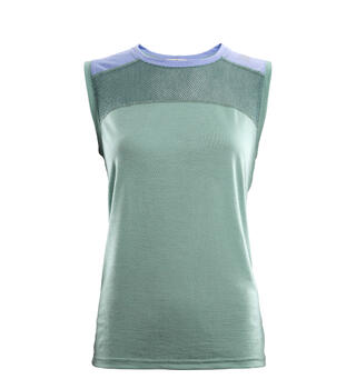 LightWool 140 sports singlet W&#39;s Oil Blue/Purple Impr/North Atlantic M
