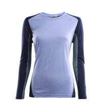 LightWool 140 sportshirt W's Purple Impr/NavyBlazer/NorthAtlantic M
