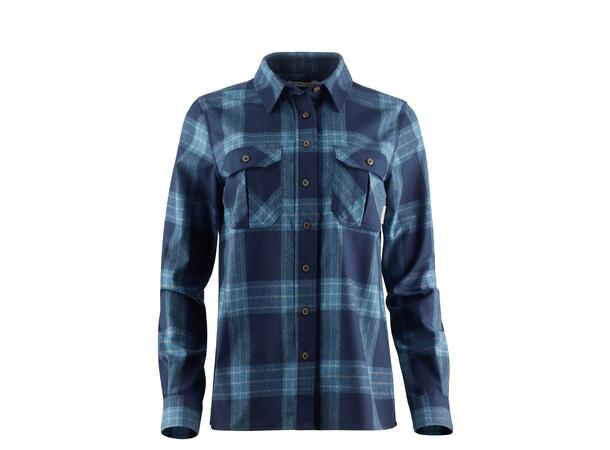 Reborn woolshirt W's Check Navy / Jeans M