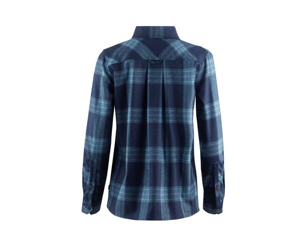 Reborn woolshirt W's Check Navy / Jeans M