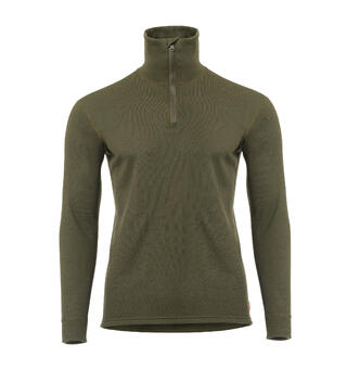 WoolTerry Polo M's Olive Night L