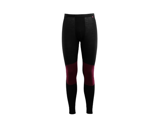 LightWool 140 reinforced longs M's Jet Black/Zinfandel XS