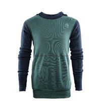 WarmWool hoodsweater Jr NorthAtlantic/NavyBlazer/ReefWaters 160