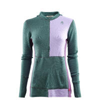 WarmWool hoodsweater w/zip W's NorthAtlantic/PurpleRose/SunsetPurpl M