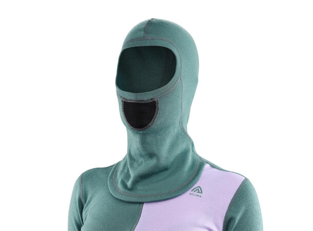 WarmWool hoodsweater w/zip W's NorthAtlantic/PurpleRose/SunsetPurpl M 