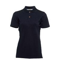 LeisureWool pique shirt W's Navy Blazer M