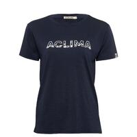 LightWool 140 classic tee Logo W's Navy Blazer M