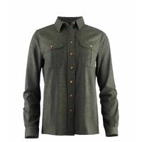 Reborn woolshirt W's Green Granite M