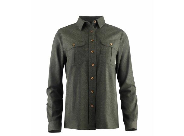 Reborn woolshirt W's Green Granite M