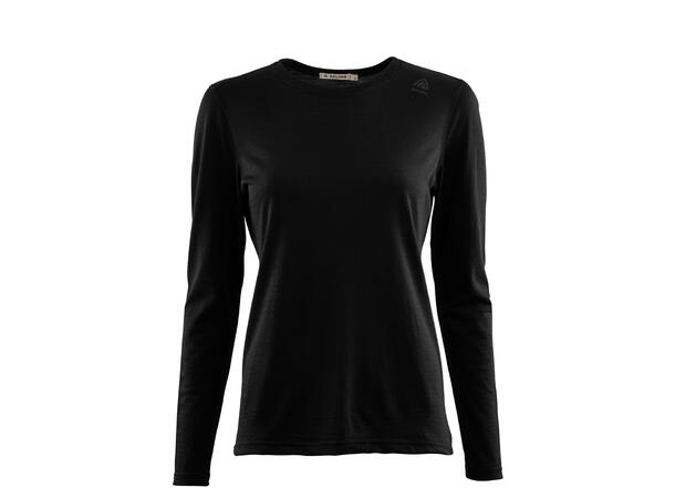 LightWool 140 undershirt long sleeve W's Jet Black S