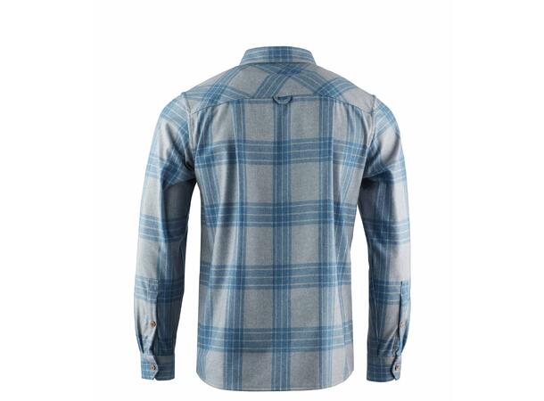 ReBorn woolshirt M's Check Light Grey / Jeans L