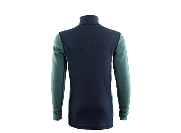 WarmWool mockneck Jr NavyBlazer/NorthAtlantic/ReefWaters 150