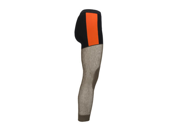 WoolNet Hybrid longs M's Jet Black/Tarmac/Gold Flame S 