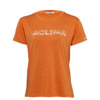 LightWool 140 classic tee Logo W's Orange Tiger M