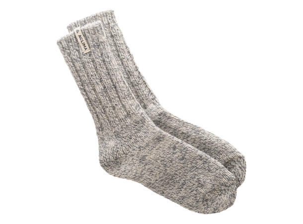 Norwegian Wool socks Grey/White 36-40