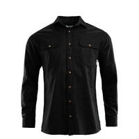 ReBorn woolshirt M's Dark Grey Melange XL
