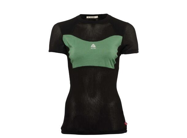 WoolNet Light T-shirt W's Jet Black/ Dark Ivy L 