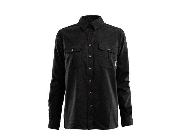 Reborn woolshirt W's Dark Grey Melange M