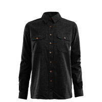 Reborn woolshirt W's Dark Grey Melange M