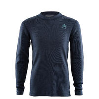 WarmWool crewneck Jr Navy Blazer/North Atlantic 140