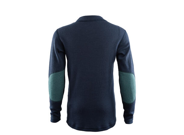 WarmWool crewneck Jr Navy Blazer/North Atlantic 140