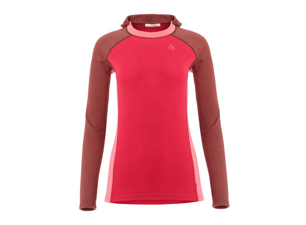 WarmWool hoodsweater V2 W's Spiced Apple/Jester Red/Spiced Coral M 