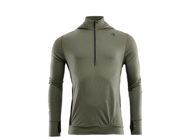 LightWool 140 hoodie M's Ranger Green/Jet Black L