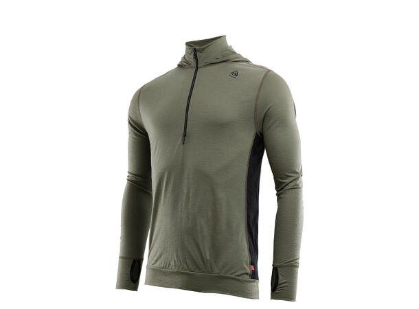 LightWool 140 hoodie M's Ranger Green/Jet Black L