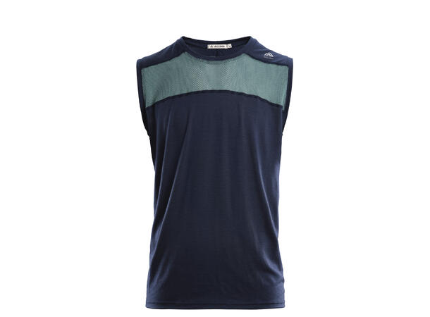 LightWool 140 sports singlet M's Navy Blazer/North Atlantic XL 