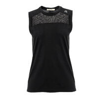 LightWool 140 sports singlet W's Jet Black M