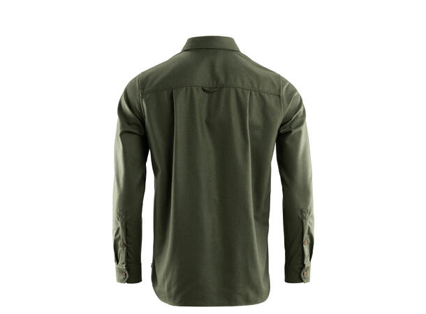 ReBorn woolshirt M's Olive Melange S