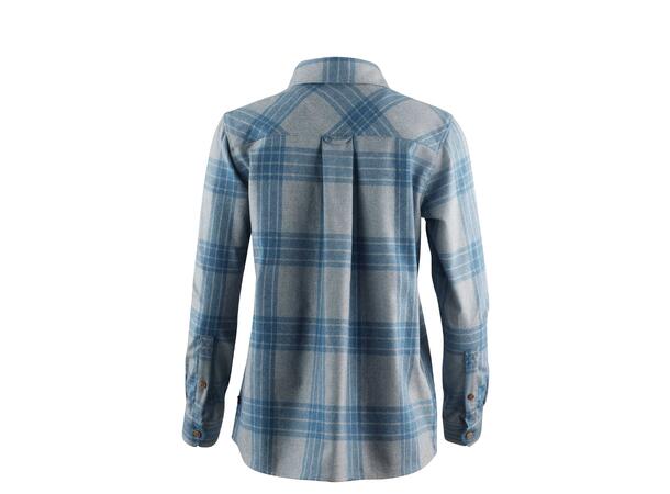 Reborn woolshirt W's Check Light Grey / Jeans M