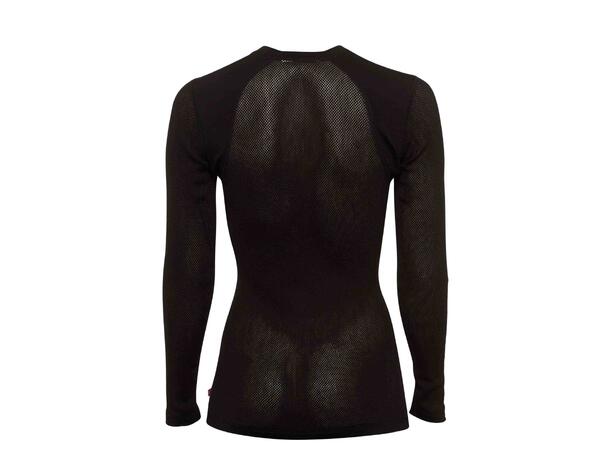 WoolNet Light Crewneck W's Jet Black/ Dark Ivy S 