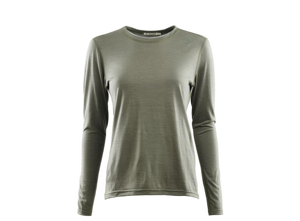 LightWool 140 undershirt long sleeve W's Ranger Green M