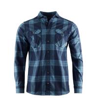 ReBorn woolshirt M's Check Navy / Jeans L