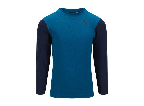 WarmWool crewneck Ch Corsair/Navy Blazer 100 