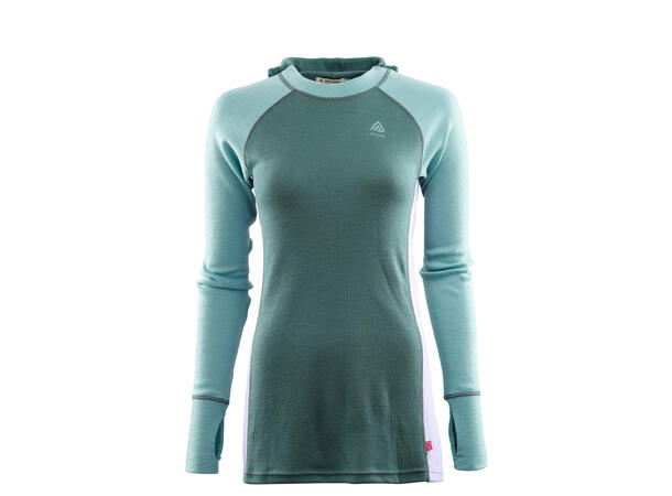 WarmWool hoodsweater W's North Atlantic/Reef Water/PurpleRose M
