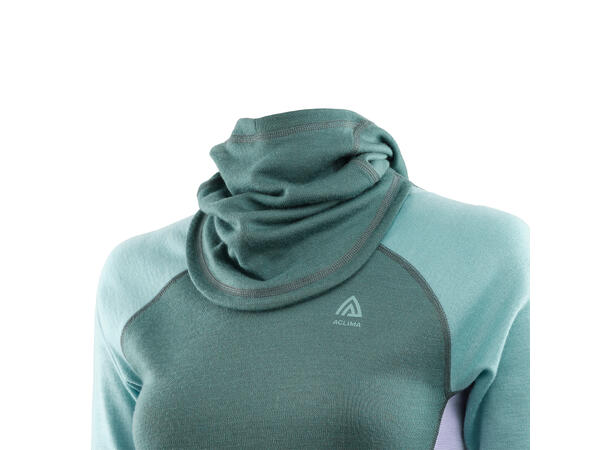 WarmWool hoodsweater W's North Atlantic/Reef Water/PurpleRose M