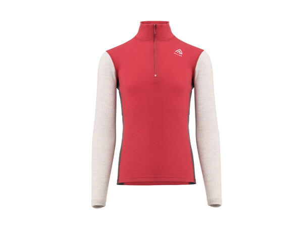 WarmWool mockneck Jr Jester Red / Beige Melange / Marengo 130 